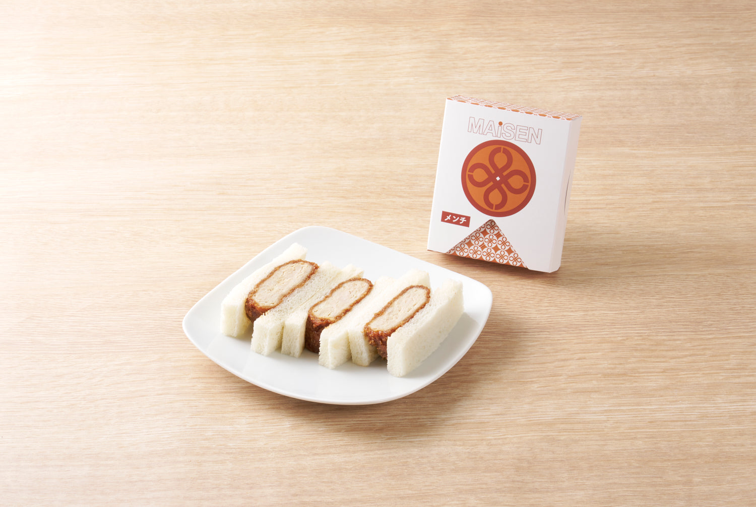 メンチかつサンド(3切)