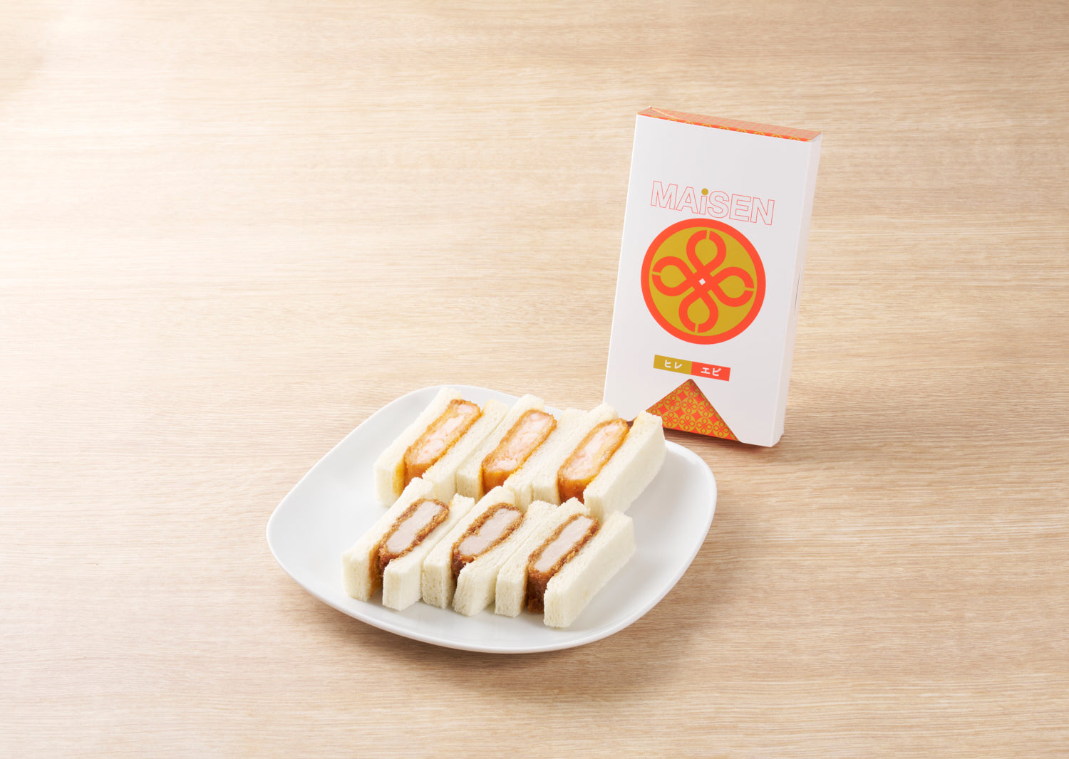 ミックスサンド（ヒレ・エビ）